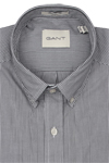 Produktbild fr 'GANT Regular Hemd Langarm Button Down Kragen Streifen schwarz'
