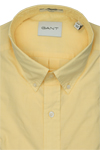 Produktbild fr 'GANT Regular Hemd Langarm Button Down Kragen Popeline gelb'
