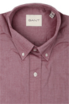Produktbild f�r 'GANT Regular Hemd Langarm Button Down Kragen Popeline weinrot'