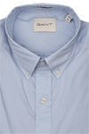 Produktbild fr 'GANT Regular Hemd Langarm Button Down Kragen Popeline hellblau'