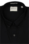 Produktbild fr 'GANT Regular Hemd Langarm Button Down Kragen Popeline schwarz'