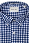 Produktbild fr 'GANT Regular Hemd Langarm Button Down Kragen Karo blau'