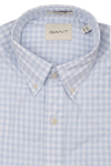 Produktbild fr 'GANT Regular Hemd Langarm Button Down Kragen Karo hellblau'