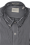 Produktbild fr 'GANT Regular Hemd Langarm Button Down Kragen Streifen schwarz'