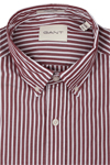 Produktbild f�r 'GANT Regular Hemd Langarm Button Down Kragen Streifen rot'