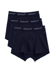 Produktbild fr 'GANT Boxershorts Gummibund mit Logoschriftzug 3er Pack nachtblau'