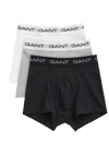 Produktbild fr 'GANT Boxershorts Gummibund mit Logoschriftzug 3er Pack grau/schwarz/wei'