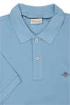 Produktbild fr 'GANT Regular Polo Halbarm geknpfter Polokragen Pique hellblau'
