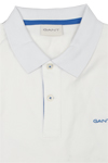 Produktbild fr 'GANT Regular Polo Halbarm geknpfter Polokragen Stretch Pique wei'