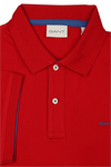 Produktbild fr 'GANT Regular Polo Halbarm geknpfter Polokragen Stretch Pique rot'