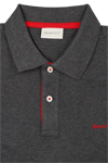 Produktbild fr 'GANT Regular Polo Halbarm geknpfter Polokragen Stretch Pique dunkelblau'