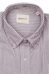 Produktbild f�r 'GANT Regular Hemd Langarm Button Down Kragen Oxford Streifen rot'