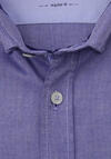 Produktbild fr 'HATICO Regular Fit Hemd Langarm Button Down Kragen Struktur dunkelblau'
