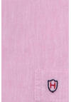 Produktbild fr 'HATICO Regular Fit Hemd Halbarm Stehkragen Struktur rosa'