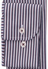 Produktbild f�r 'BOSS Slim Fit Hemd H-HANK-C1 extra langer Arm New Kent Kragen Streifen rot'