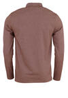Produktbild fr 'BOSS Slim Fit Henley PAL Langarm Serafino rot'