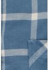 Produktbild fr 'BOSS Regular Fit Hemd RIOU Langarm New Kent Kragen Karo hellblau'