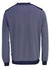Produktbild fr 'HAJO Sweatshirt Langarm mit Reiverschluss Struktur nachtblau'