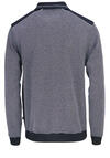 Produktbild fr 'HAJO Sweatshirt Langarm mit Reiverschluss Struktur anthrazit'