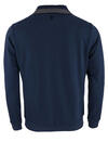 Produktbild fr 'HAJO Sweatshirt Langarm Stehkragen mit Zipper Brusttasche navy'