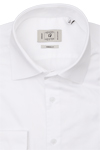 Produktbild f�r 'HEMDEN MEISTER Modern Fit Hemd extra kurzer Arm New Kent Kragen Feintwill wei�'