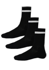 Produktbild f�r 'HIRSCH SPORTS Socken 3er Pack lang GERRIT Frottier schwarz'