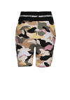 Produktbild fr 'HUGO Radlerhose NELOPE Gummibund Logo-Print Stretch Muster grn'