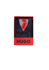 Produktbild fr 'HUGO Pyjama MONOGRAM Langarm Gummibund Muster dunkelblau'