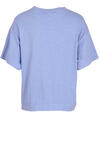 Produktbild fr 'INDI & COLD Kurzarm T-Shirt Rundhals Oversize meliert hellblau'