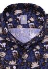 Produktbild fr 'JACQUES BRITT Custom Fit Hemd Langarm Haifischkragen Muster blau'