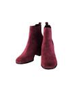 Produktbild fr 'KENNEL&SCHMENGER Stiefelette Veloursleder Stretcheinsatz dunkelrot'