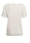 Produktbild fr 'MARC AUREL Kurzarm T-Shirt V-Ausschnitt Statement-Print beige'