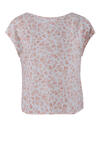 Produktbild fr 'MARC AUREL Blusenshirt Rundhals Halbarm Muster rosa'