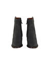 Produktbild fr 'MOS MOSH Damen Veloursleder-Boots Keilabsatz Cowboy-Style Zipper grau'