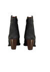 Produktbild fr 'MOS MOSH Damen Veloursleder-Boots Keilabsatz Cowboy-Style Zipper grau'