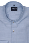 Produktbild fr 'MARVELIS Casual Fit Hemd Langarm Stehkragen Faux hellblau'