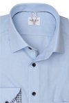 Produktbild fr 'MARVELIS Modern Fit Hemd Langarm New Kent Kragen hellblau'