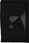 Produktbild fr 'MARVELIS Modern Fit Hemd extra langer Arm New Kent Kragen schwarz'