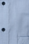 Produktbild fr 'MARVELIS Modern Fit Hemd extra langer Arm New Kent Kragen Struktur hellblau'