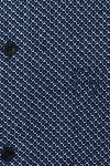 Produktbild fr 'MARVELIS Modern Fit Hemd extra langer Arm New Kent Kragen Muster dunkelblau'