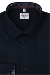 Produktbild fr 'MARVELIS Modern Fit Hemd extra langer Arm New Kent Kragen navy'