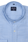 Produktbild f�r 'MARVELIS Casual Hemd Langarm Stehkragen Baumwolle hellblau'