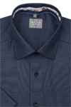 Produktbild f�r 'MARVELIS Comfort Fit Hemd Halbarm New Kent Kragen Struktur nachtblau'