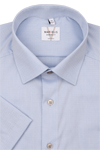Produktbild f�r 'MARVELIS Modern Fit Hemd Halbarm New Kent Kragen Struktur hellblau'