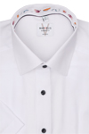 Produktbild f�r 'MARVELIS Modern Fit Hemd Halbarm New Kent Kragen Struktur wei�'