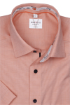 Produktbild f�r 'MARVELIS Modern Fit Hemd Halbarm New Kent Kragen Struktur orange'