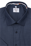 Produktbild f�r 'MARVELIS Modern Fit Hemd Halbarm New Kent Kragen Struktur nachtblau'