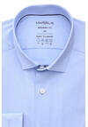 Produktbild fr 'MARVELIS Modern Fit Hemd Langarm New Kent Kragen Stretch hellblau'
