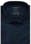 Produktbild fr 'MARVELIS Modern Fit Hemd Langarm New Kent Kragen Stretch nachtblau'