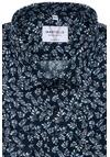 Produktbild fr 'MARVELIS Modern Fit Hemd extra langer Arm New Kent Kragen Muster hellblau'